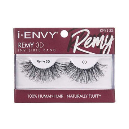 i ENVY Remy 3D Invisible Band 100% Human Hair Eyelashes - ikatehouse