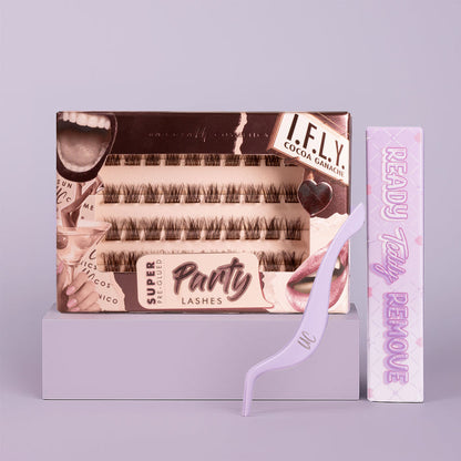 I.F.L.Y. Cocoa Ganache Super Pre-Glued Lash Starter Kit - Unicorn Cosmetics