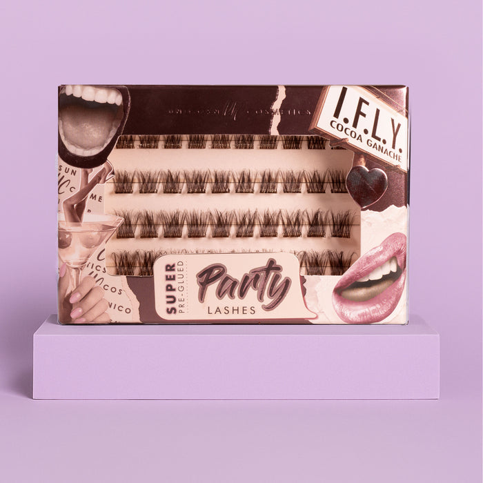 I.F.L.Y. in Cocoa Ganche Super Pre-Glued Lashes - Unicorn Cosmetics