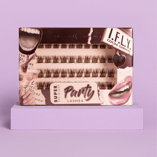 I.F.L.Y. in Cocoa Ganche Super Pre-Glued Lashes - Unicorn Cosmetics