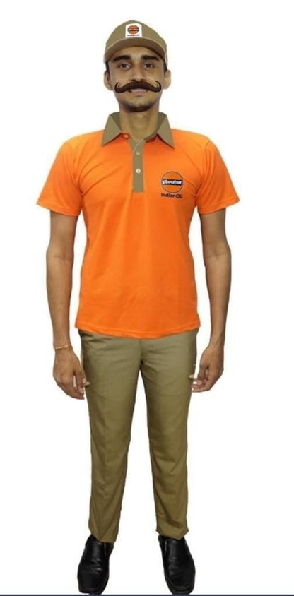 Indian Oil Uniform- Complete Uniform -Trouser- T shirt & P cap All Three Rs 590