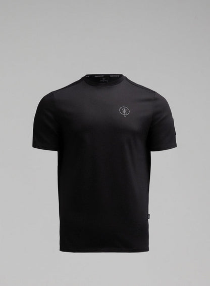 Hem Cut Out Image of Insignia T-Shirt - Black Mark In Obsidian Black (GM)