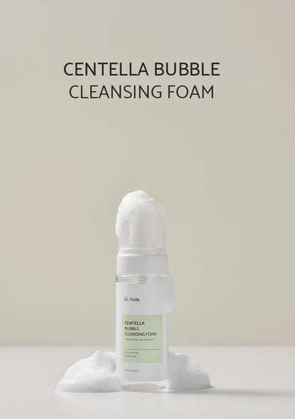 Sulwhasoo Centella Bubble Cleansing Foam bottle with text on a light gray background