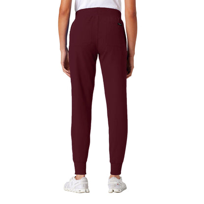 JAANUU Silex Knit - Waist Scrub Jogger Burgundy - Get Scrubbed
