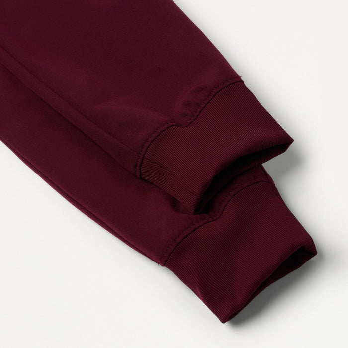 JAANUU Silex Knit - Waist Scrub Jogger Burgundy - Get Scrubbed
