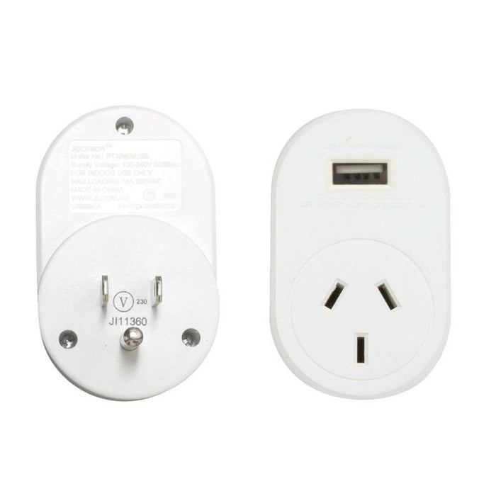 Canada Outbound Travel Adaptor with 4 USB Fast Charging Outlets 3 Amp outlets Sleep and Sound