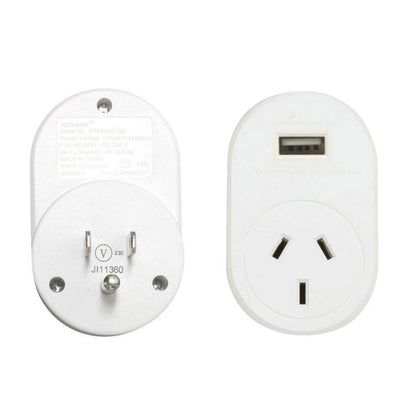 Canada Outbound Travel Adaptor with 4 USB Fast Charging Outlets 3 Amp outlets Sleep and Sound
