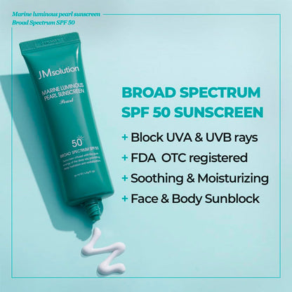JM Solution Marine Luminous Pearl Sunscreen SPF 50+ 1.69oz/ 50ml