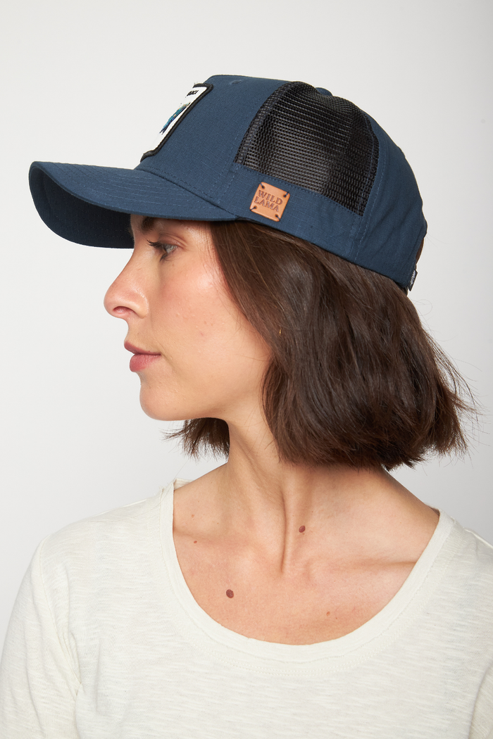 Jockey Ballena Con Causa Azul Marino Ripstop