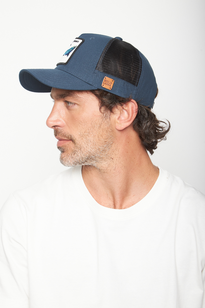 Jockey Ballena Con Causa Azul Marino Ripstop
