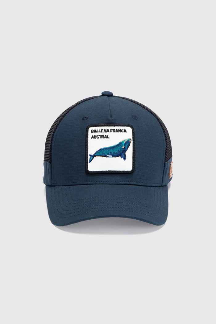 Jockey Ballena Con Causa Azul Marino Ripstop