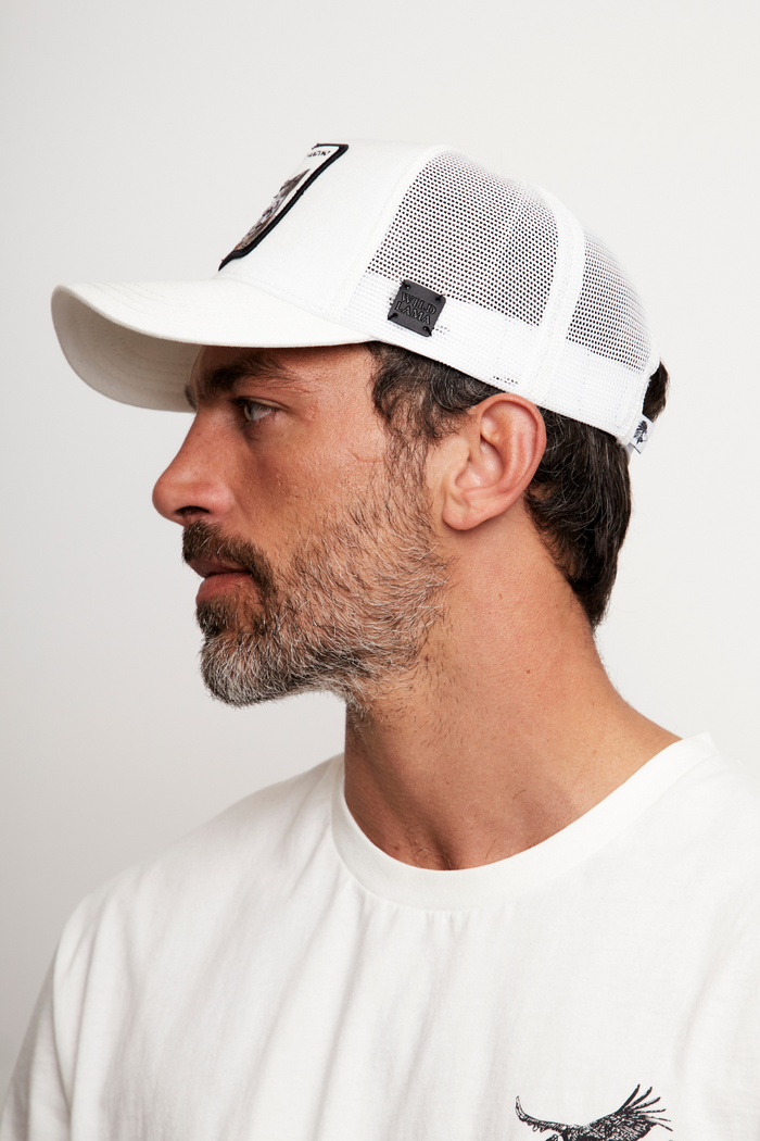 Jockey Gato Andino Con Causa Blanco Lino