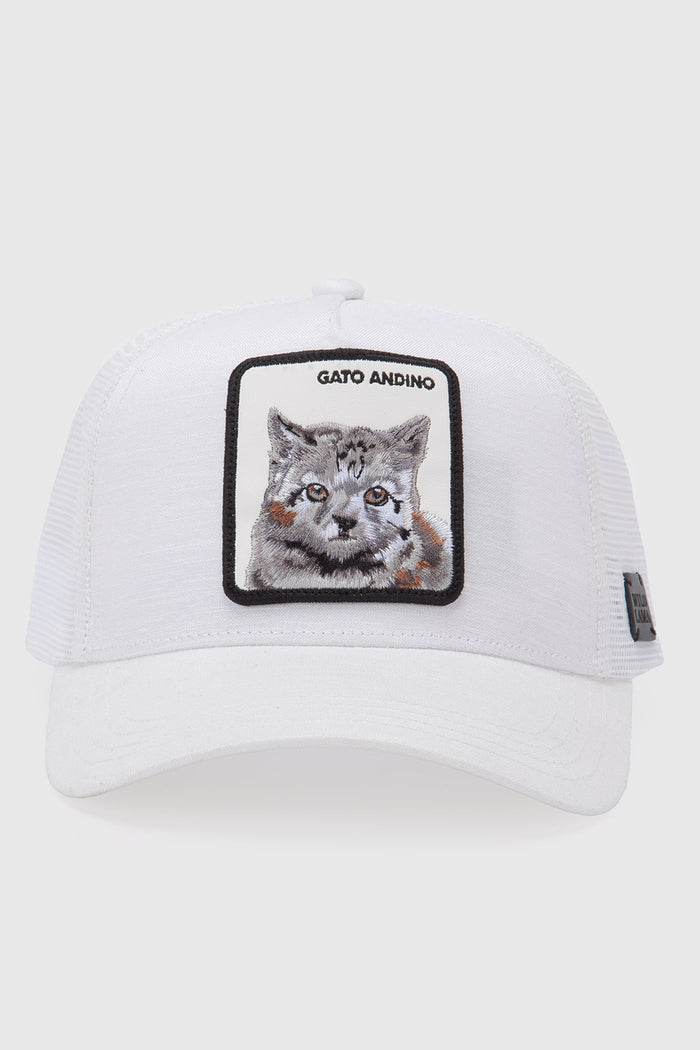 Jockey Gato Andino Con Causa Blanco Lino