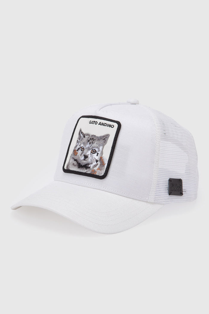 Jockey Gato Andino Con Causa Blanco Lino