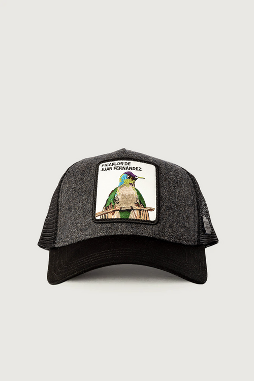 Jockey Picaflor de Juan Fernandez Wool Gris Oscuro | Wild Lama