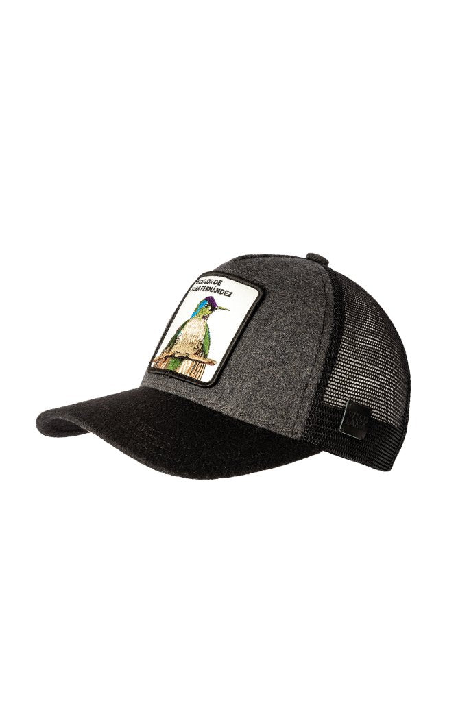 Jockey Picaflor de Juan Fernandez Wool Gris Oscuro | Wild Lama