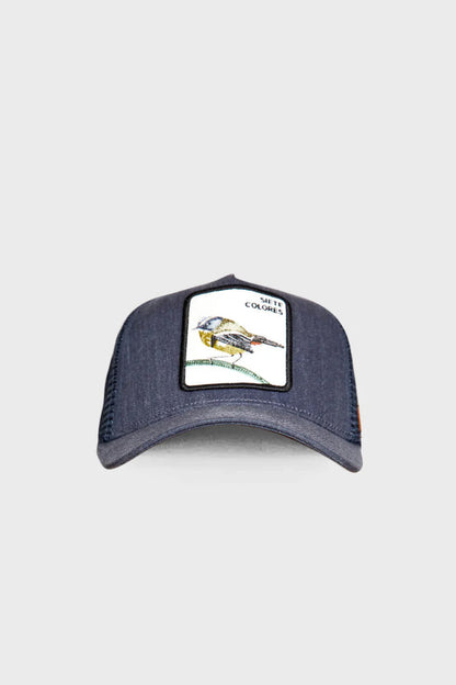 Jockey Siete Colores Con Causa Azul Lavado Kids