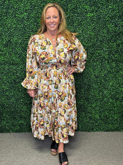 Jodifl Bloom & Flow Tiered Dress