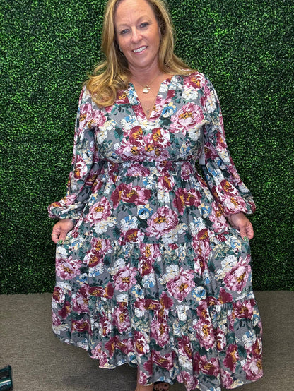 Jodifl Bloom & Flow Tiered Dress
