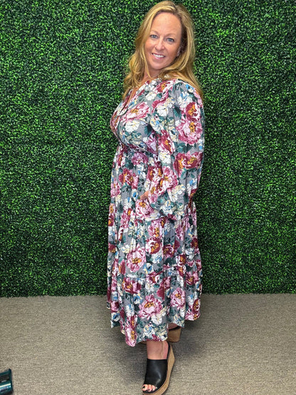 Jodifl Bloom & Flow Tiered Dress
