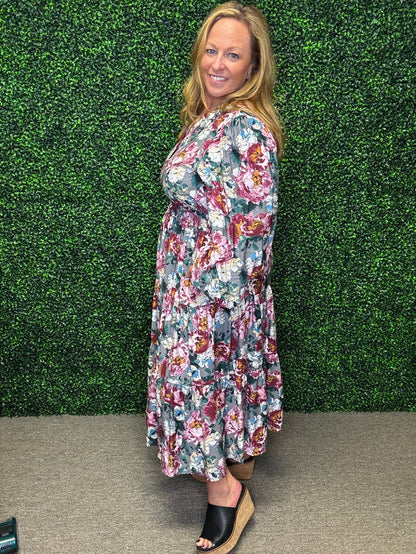 Jodifl Bloom & Flow Tiered Dress