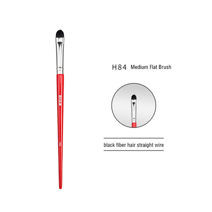 H84 Medium flat brush (black fiber hair straight wire)