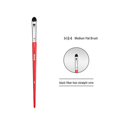 H84 Medium flat brush (black fiber hair straight wire)