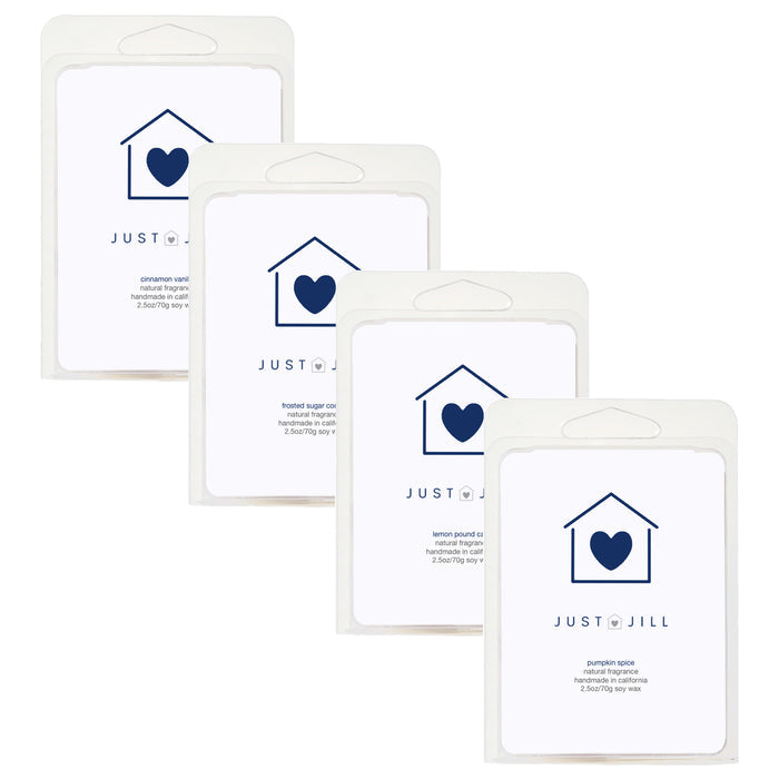 Just Jill Sampler Bakery Scent Wax Melts  (4 Pack)
