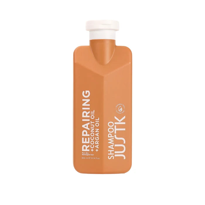 JustK Repairing Shampoo – Coconut & Argan Oil 300 ml
