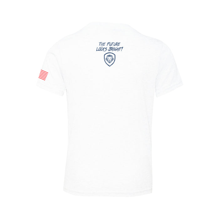 Kids Team America Retro White Valuetainment Short Sleeve T-Shirt