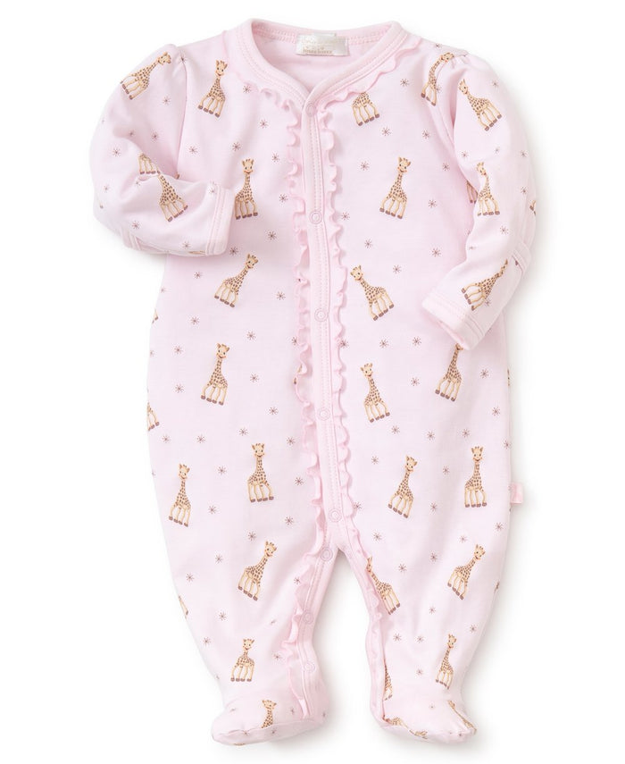 Kissy Kissy Sophie Giraffe Footie Pink