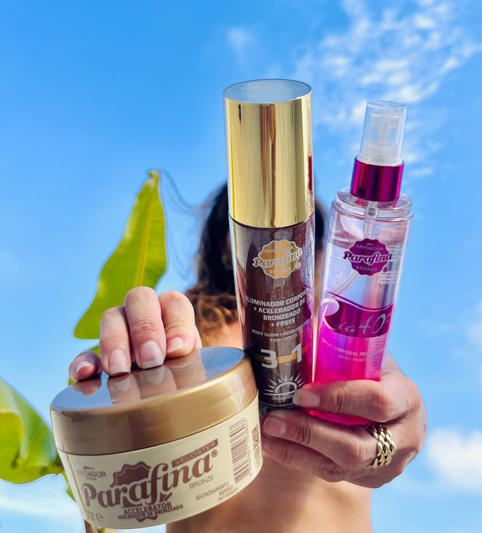 Kit Amor Amor - Solar Shine + Veloster + Splash Rio 40+ Necessaire