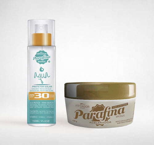 Kit Bronze Máximo -  Veloster + Aqua Sun FPS30 + Necessaire