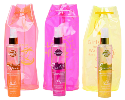 Kit Daily Splash - 3 Perfumes Solar 120ml + 3 Necessaire