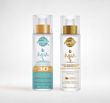 Kit Dupla Perfeita - Aqua Sun FPS30 + Água Aceleradora+ Necessaire