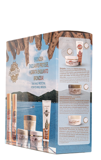 Kit Veloster - Veloster Acelerador 120g + Prolongador de Bronzeado 120g + Necessaire + Toalha