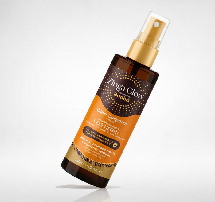 Kit Zinga Dupla Intensa - Óleo Hidratante Baobá + Acelerador de Bronzeado