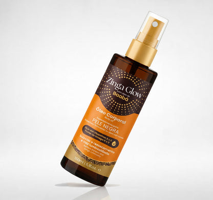 Kit Zinga Dupla Intensa - Óleo Hidratante Baobá + Acelerador de Bronzeado