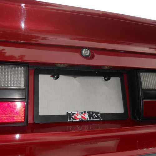 Kooks Black License Plate Frame