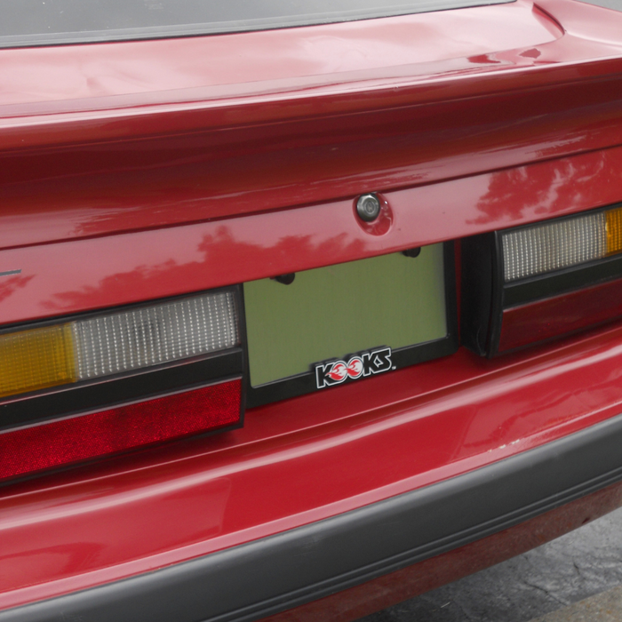 Kooks Black License Plate Frame