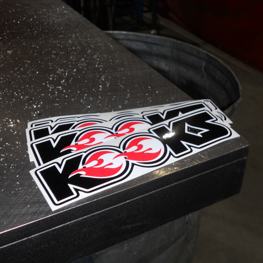 Kooks Die Cut Logo 1.55" x 6"