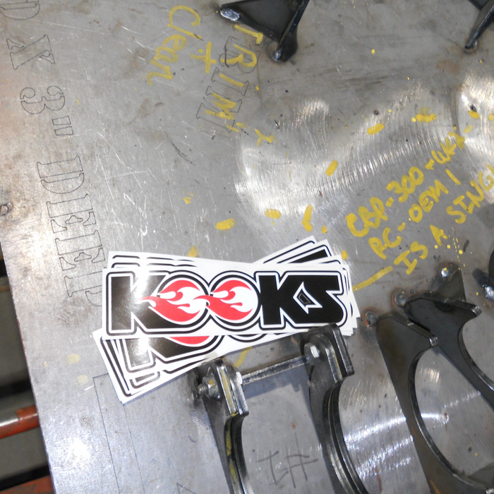 Kooks Die Cut Logo 1.55" x 6"