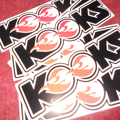 Kooks Die Cut Logo 1.55" x 6"