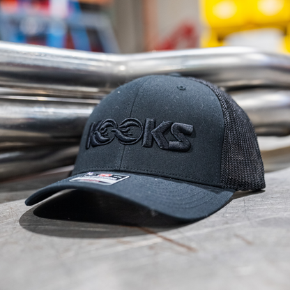 KOOKS Logo Hat - Black on Black Snapback