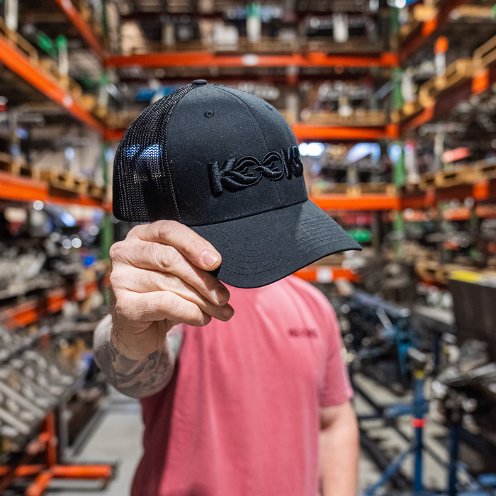KOOKS Logo Hat - Black on Black Snapback