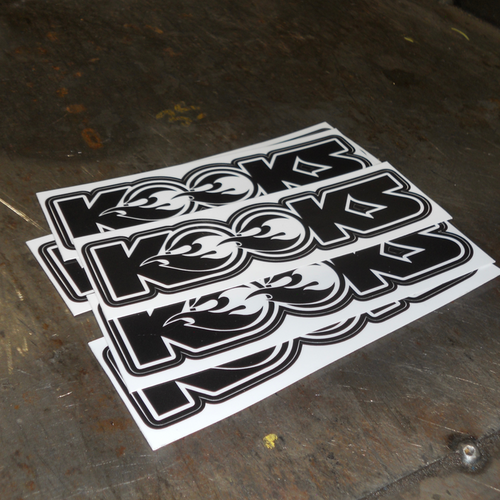 Kooks Logo Sticker - Black