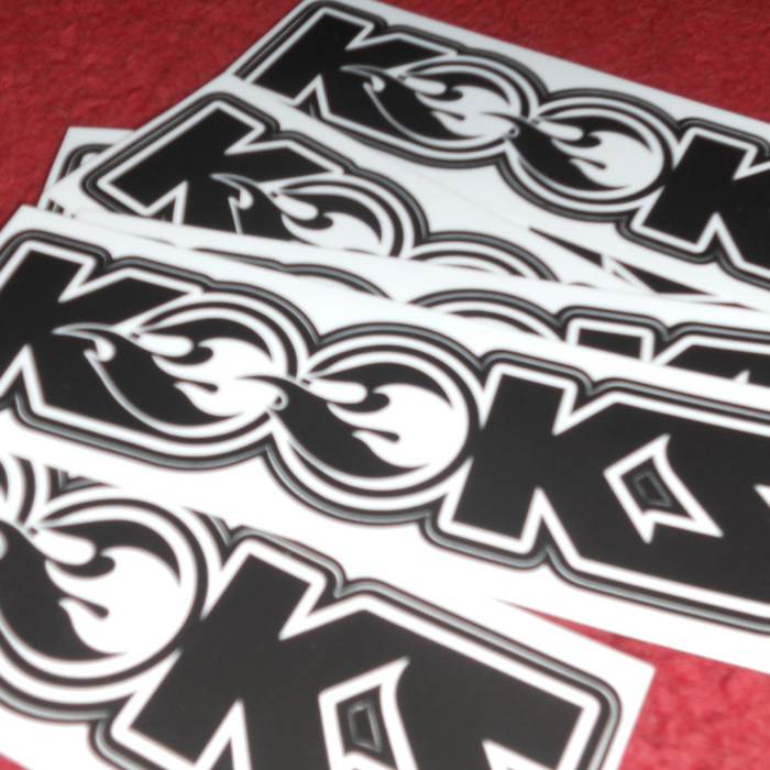 Kooks Logo Sticker - Black
