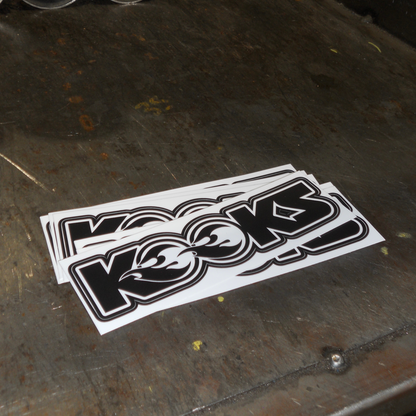 Kooks Logo Sticker - Black