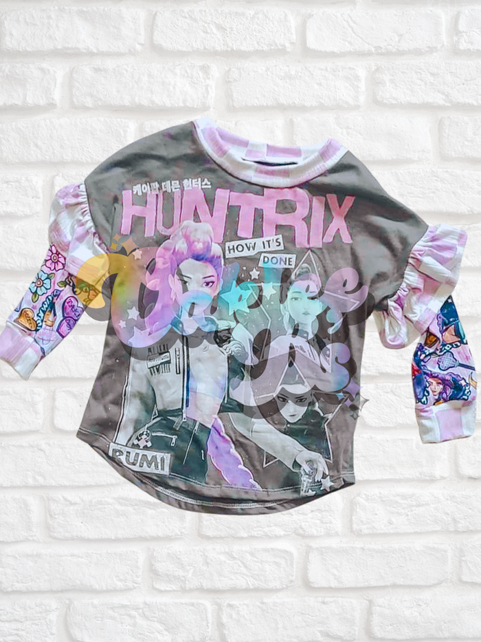 KPop Upcycle Ruffle Dolman