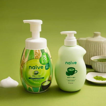 Kracie Naive Body Soap Pump Matcha 530 mL